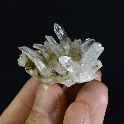 Lemurian Quartz Crystal Cluster from Colombia - 21 grams