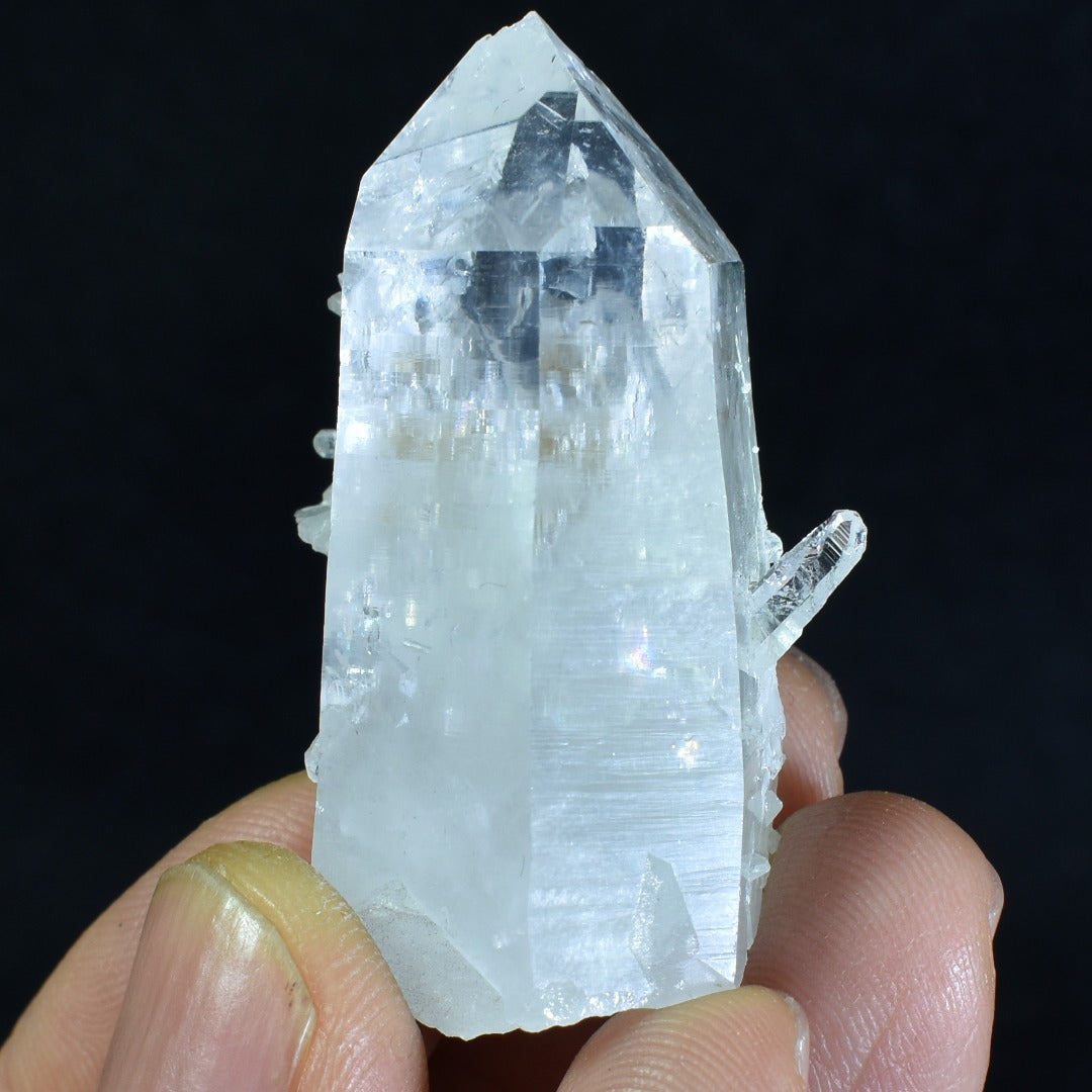 Lemurian Quartz Crystal Point Cluster from Colombia - 31 grams