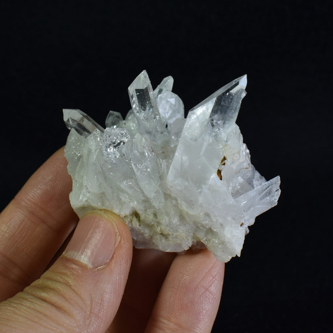 Lemurian Quartz Crystal Point Cluster from Colombia - 60 grams