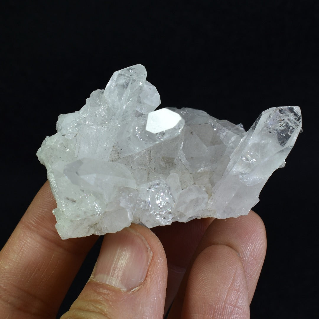 Lemurian Quartz Crystal Point Cluster from Colombia - 60 grams