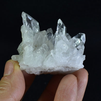 Lemurian Quartz Crystal Point Cluster from Colombia - 60 grams
