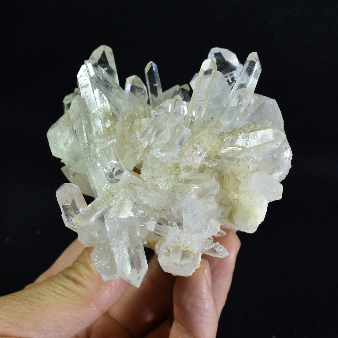 Lemurian Quartz Crystal Point Cluster from Colombia - 244 grams