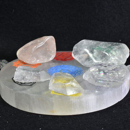 Satyaloka Azeztulite River Tumbled Stone Crystals - 6 Sizes
