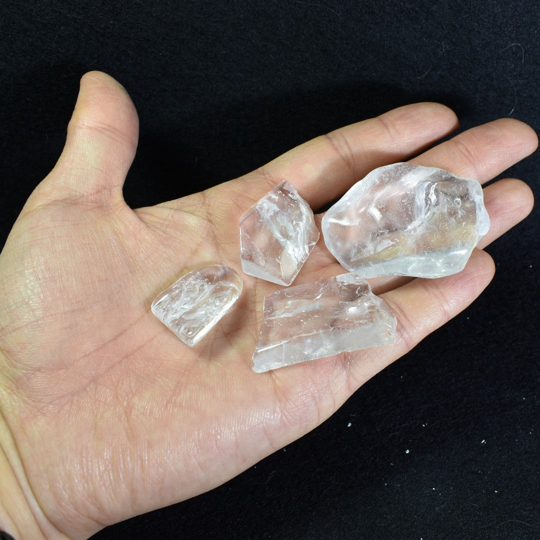Satyaloka Azeztulite River Tumbled Stone Crystals - 6 Sizes
