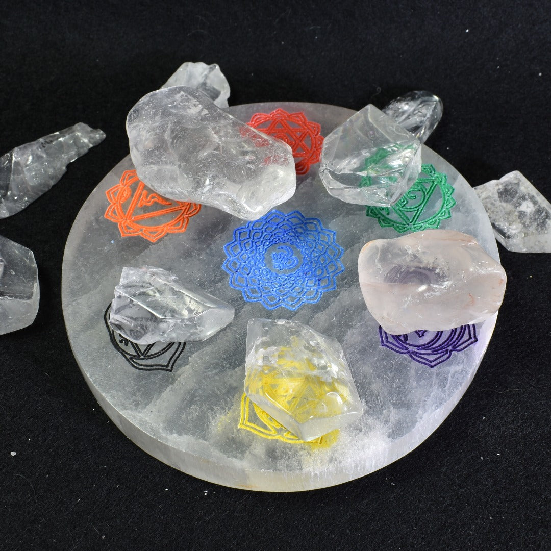 Satyaloka Azeztulite River Tumbled Stone Crystals - 6 Sizes