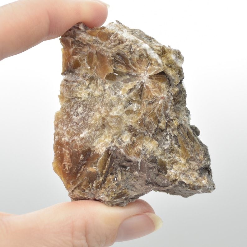 Raw Daisy Bed Gypsum Specimen Rock - 85 grams