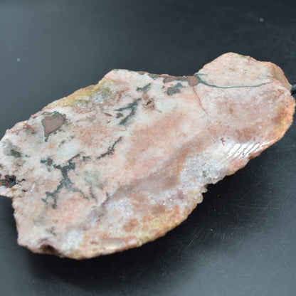 Large Pink Amethyst Crystal Slab, Slice with Stand - 800 grams - 23cm