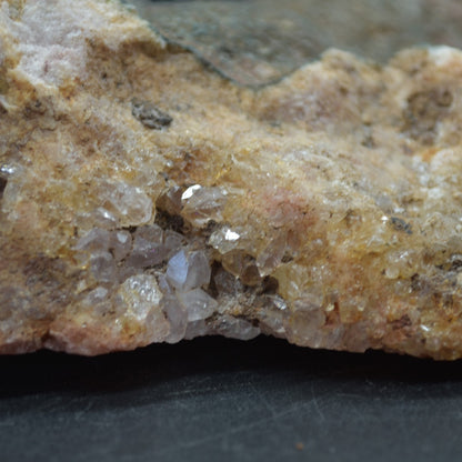 Large Pink Amethyst Crystal Slab, Slice with Stand - 800 grams - 23cm