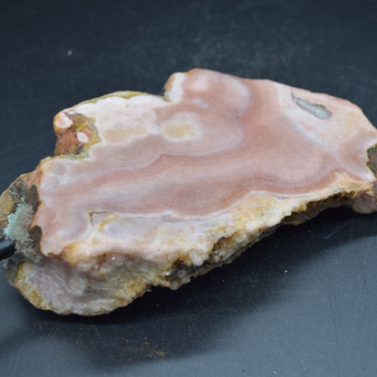 Large Pink Amethyst Crystal Slab, Slice with Stand - 940 grams - 25cm