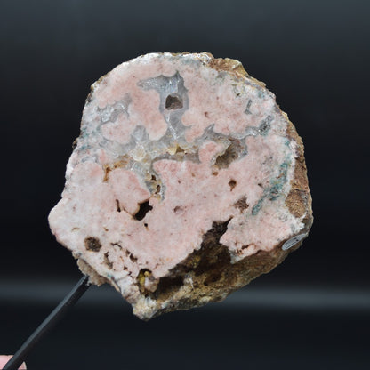 Pink Amethyst Crystal Slab, Slice with Stand - 4 Sizes