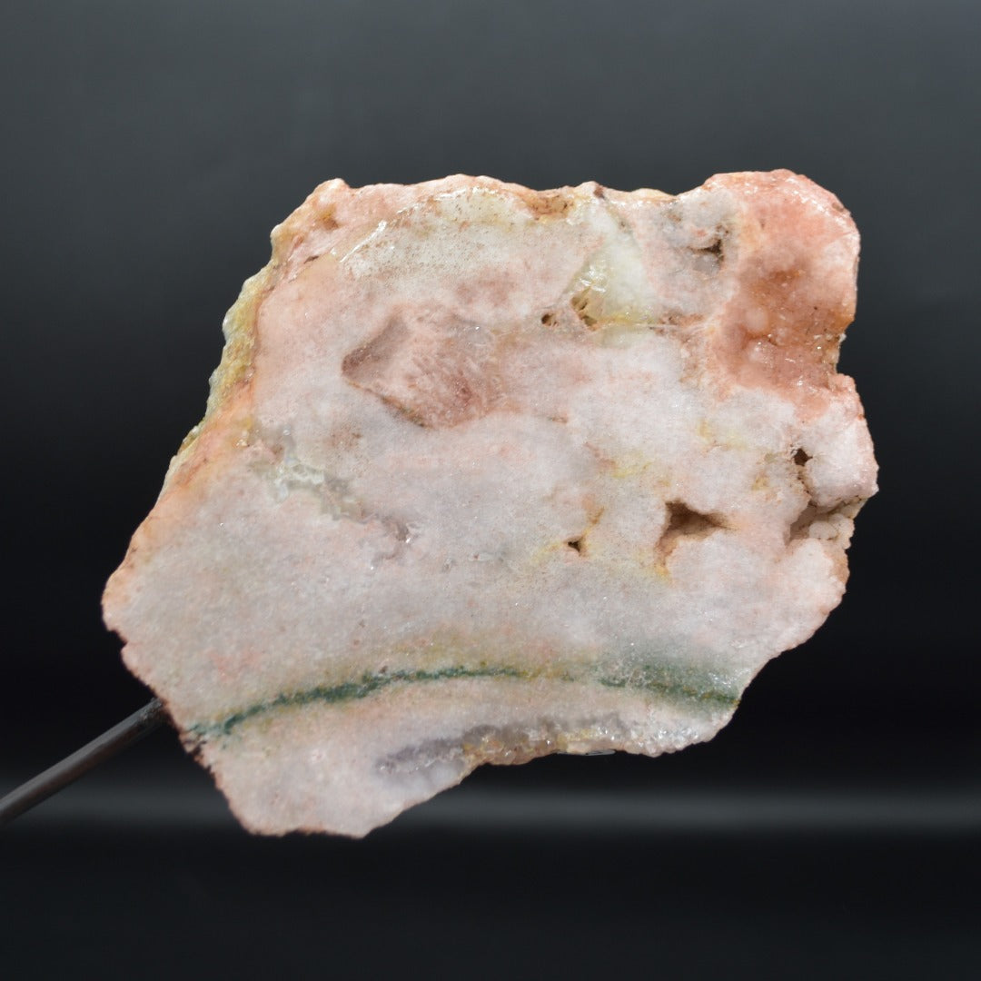 Pink Amethyst Crystal Slab, Slice with Stand - 3 Sizes