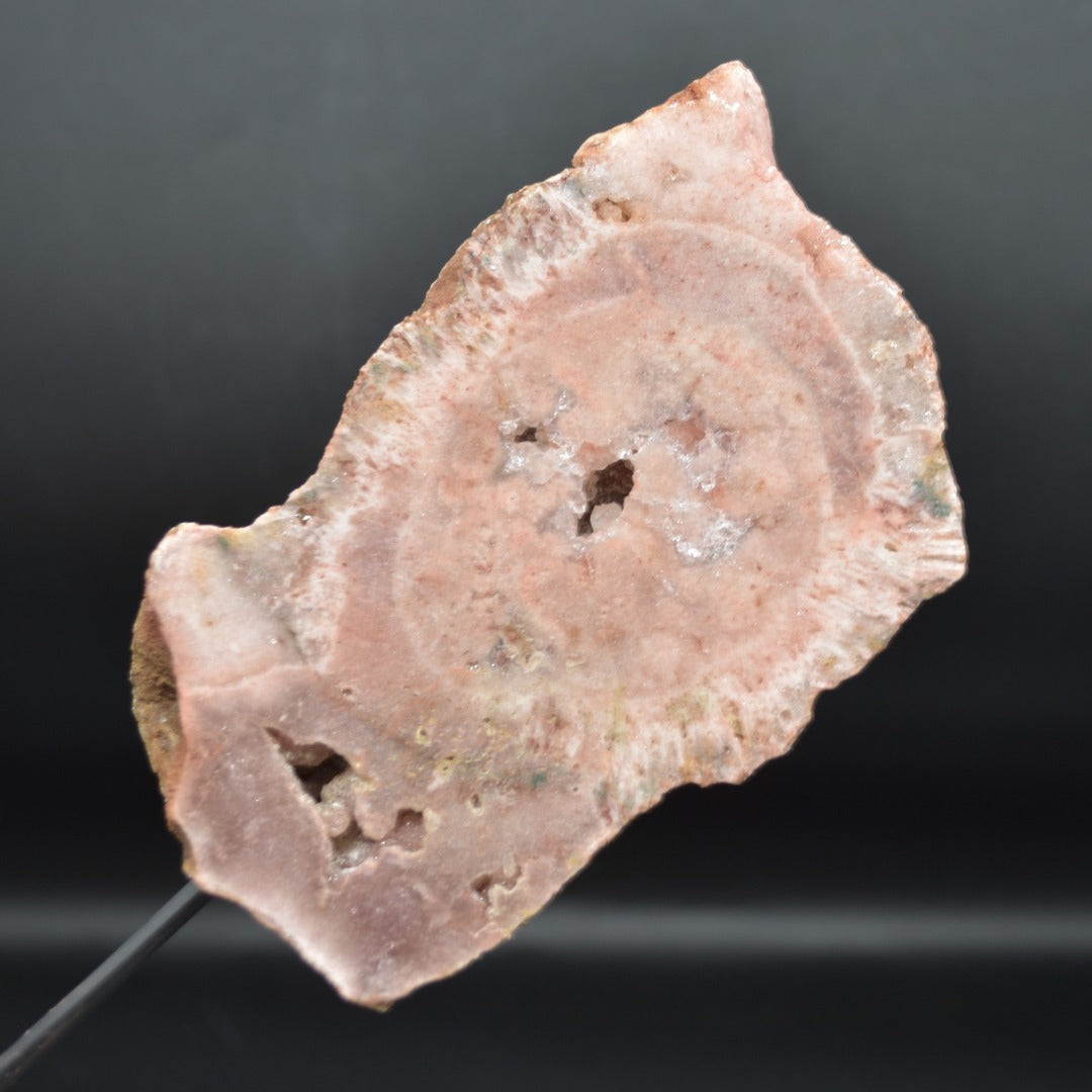 Pink Amethyst Crystal Slab, Slice with Stand - 3 Sizes