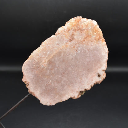 Pink Amethyst Crystal Slab, Slice with Stand - 3 Sizes