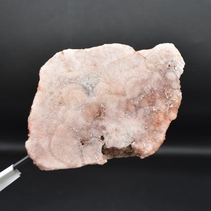 Pink Amethyst Crystal Slab, Slice with Stand - 3 Sizes