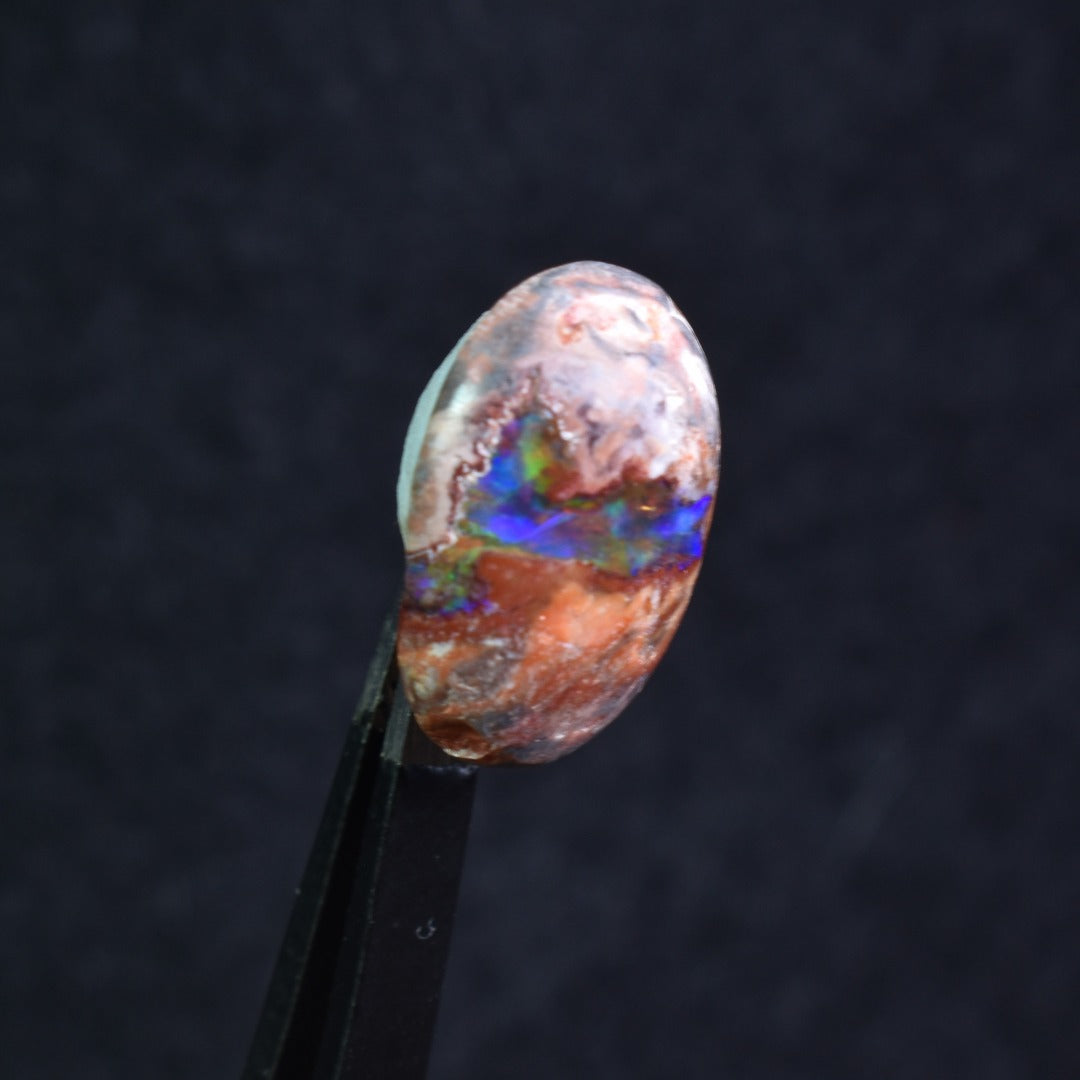 Mexican Cantera Galaxy Opal, Matrix Cabochon Stone 5.5ct - #22