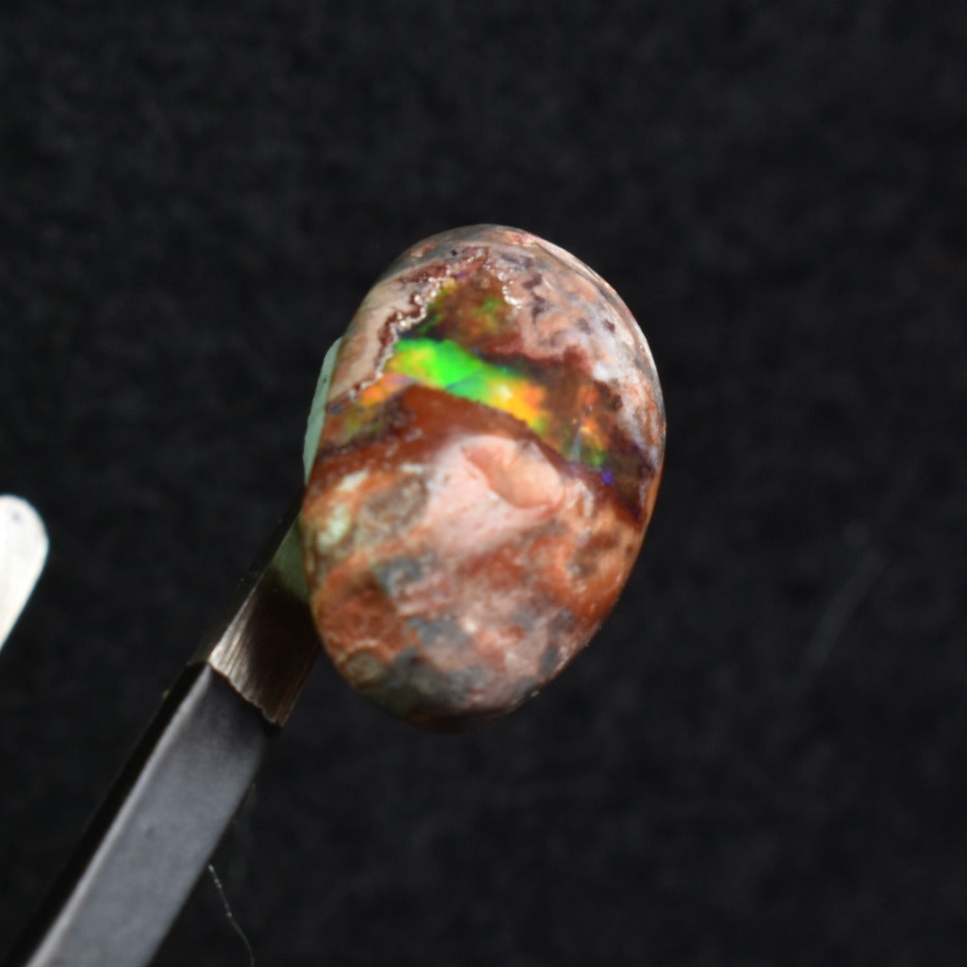 Mexican Cantera Galaxy Opal, Matrix Cabochon Stone 5.5ct - #22