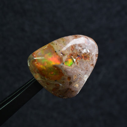 Mexican Cantera Galaxy Opal, Matrix Cabochon Stone 2.6ct - #23