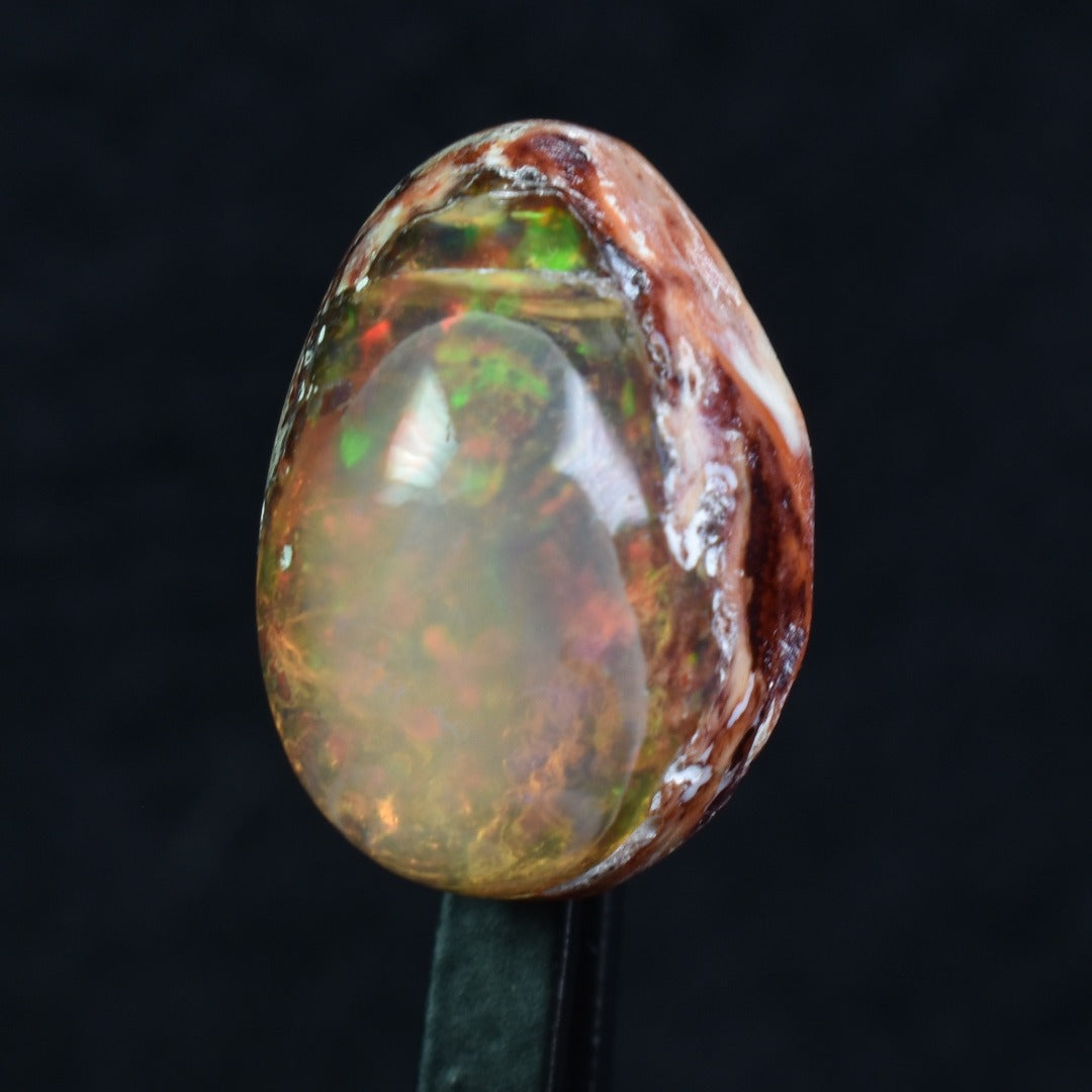 Mexican Cantera Galaxy Opal, Matrix Cabochon Stone 9.5ct - #28