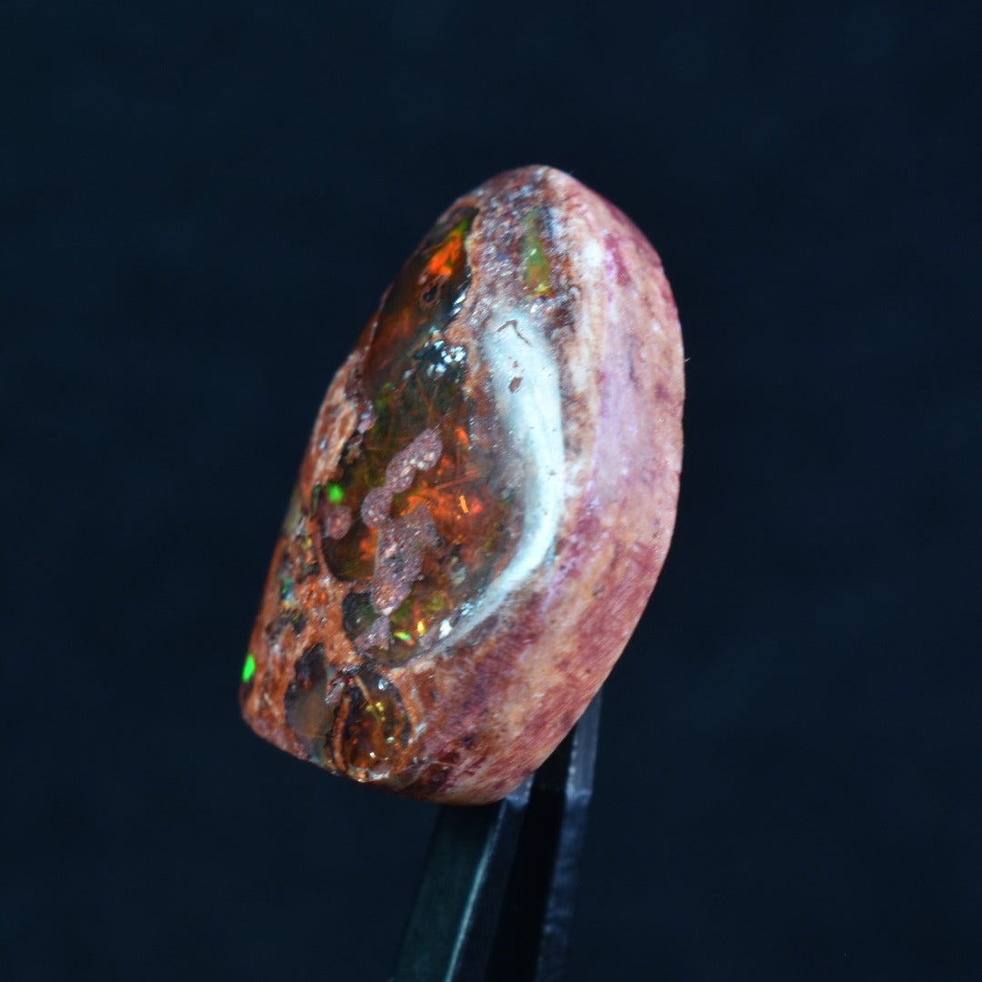 Mexican Cantera Galaxy Opal, Matrix Cabochon Stone 13ct - #29