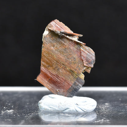 Red Brookite Crystal Specimen RARE from Pakistan - 2ct, 0.4grams - 1.2cm