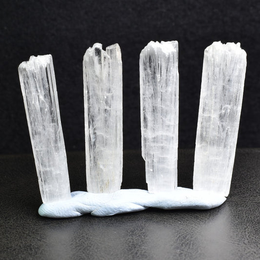 Natural Natrolite, Synergy 12, Raw Crystal Specimen from India - 1 Count