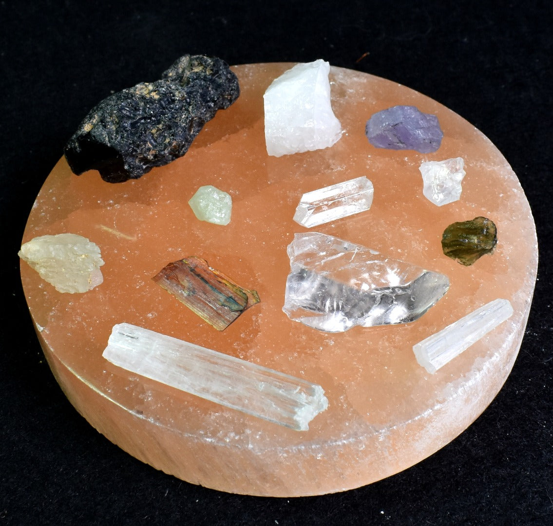 Synergy 12 Crystal Stone Set Collection, Collectors Set - 12 Specimens