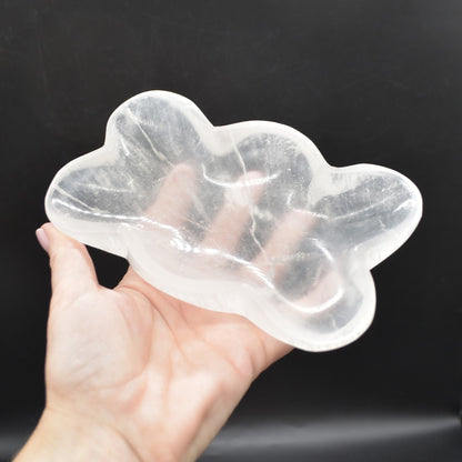 Selenite Freeform Bubble Shaped Crystal Charging Bowl - 16cm - 1 Count