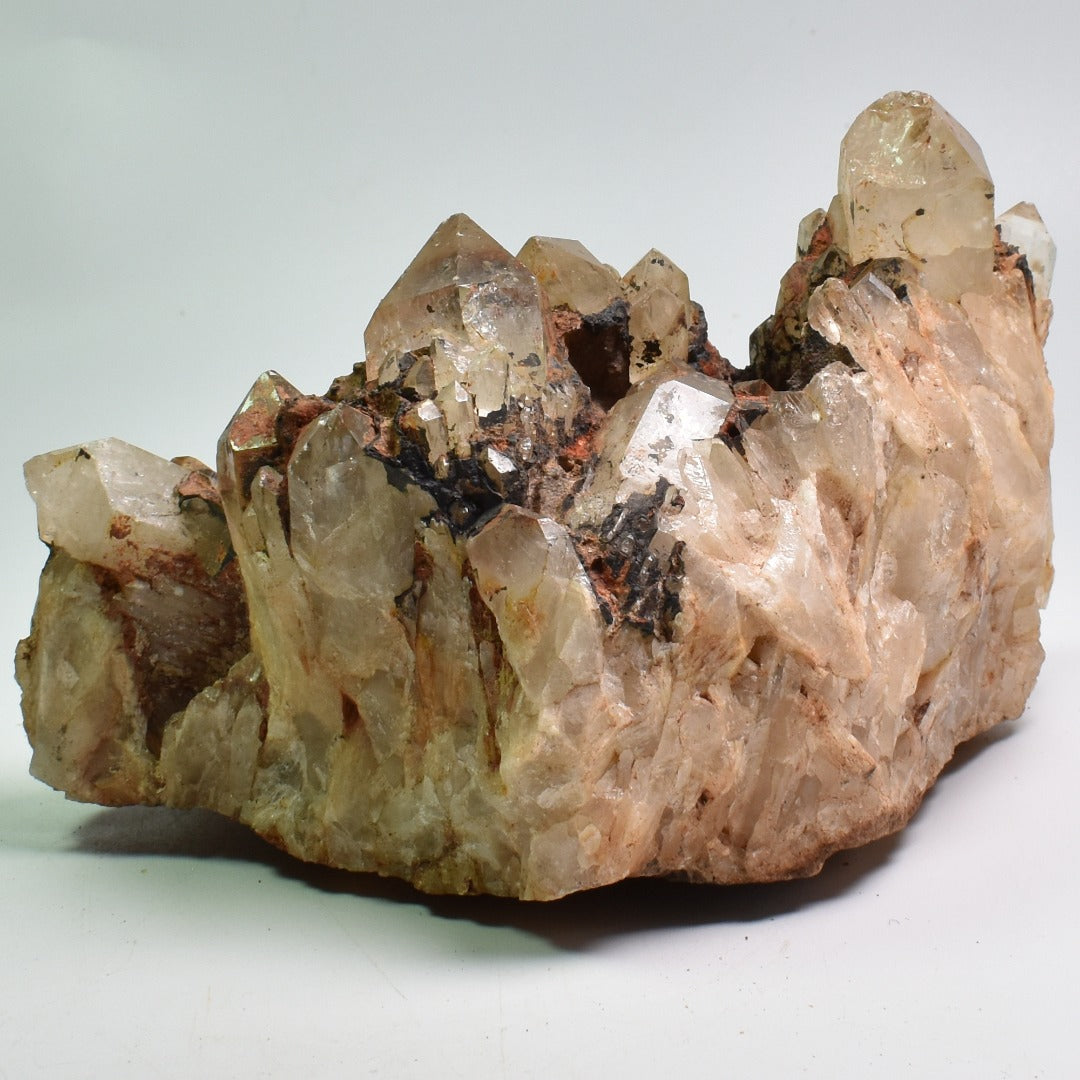 Genuine Natural Kundalini Citrine Quartz Cluster from Lwena (Luena) DR Congo - 1279 grams - 9.2cm