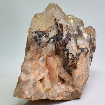 Genuine Natural Kundalini Citrine Quartz Cluster from Lwena (Luena) DR Congo - 864 grams - 9.6cm
