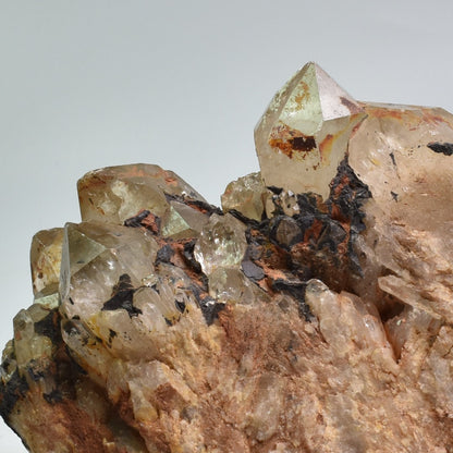 Genuine Natural Kundalini Citrine Quartz Cluster from Lwena (Luena) DR Congo - 864 grams - 9.6cm