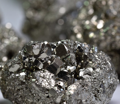 Peruvian Pyrite Chispa Sparkling Crystal Cluster from Peru, AA Grade - 1 Count - 2 Sizes