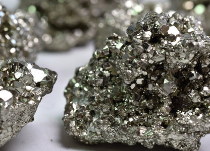 Peruvian Pyrite Chispa Sparkling Crystal Cluster from Peru, AA Grade - 1 Count - 2 Sizes
