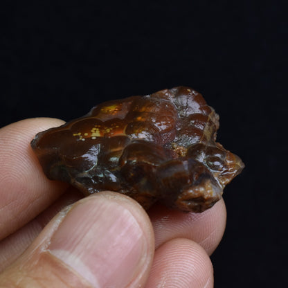 Mexican Rough Raw Fire Agate Specimen Rock - Top Grade - 60ct #29
