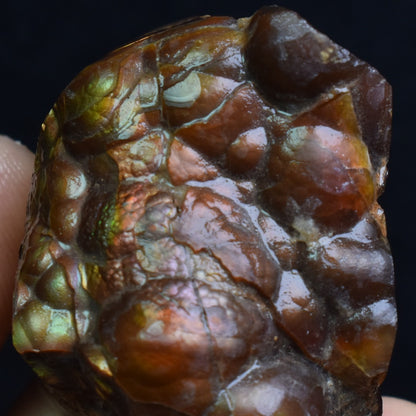 Mexican Rough Raw Fire Agate Specimen Rock - Top Grade - 118ct #33
