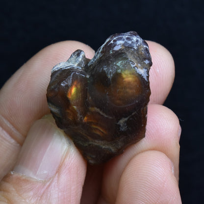 Mexican Rough Raw Fire Agate Specimen Rock - Top Grade - 52ct #34