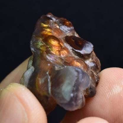 Mexican Rough Raw Fire Agate Specimen Rock - Top Grade - 49ct #35