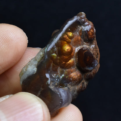 Mexican Rough Raw Fire Agate Specimen Rock - Top Grade - 49ct #35