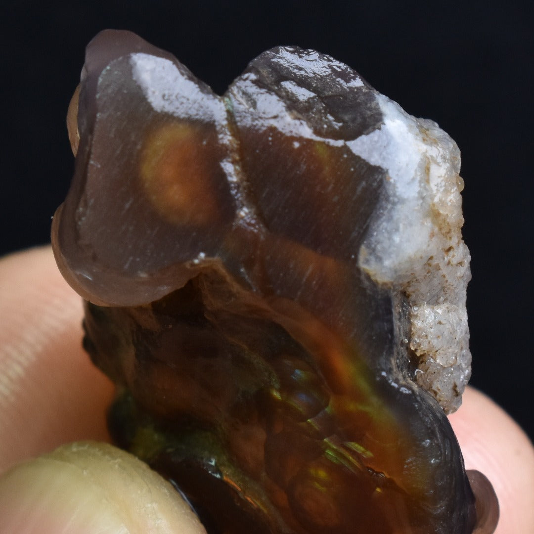 Mexican Rough Raw Fire Agate Specimen Rock - Top Grade - 49ct #35