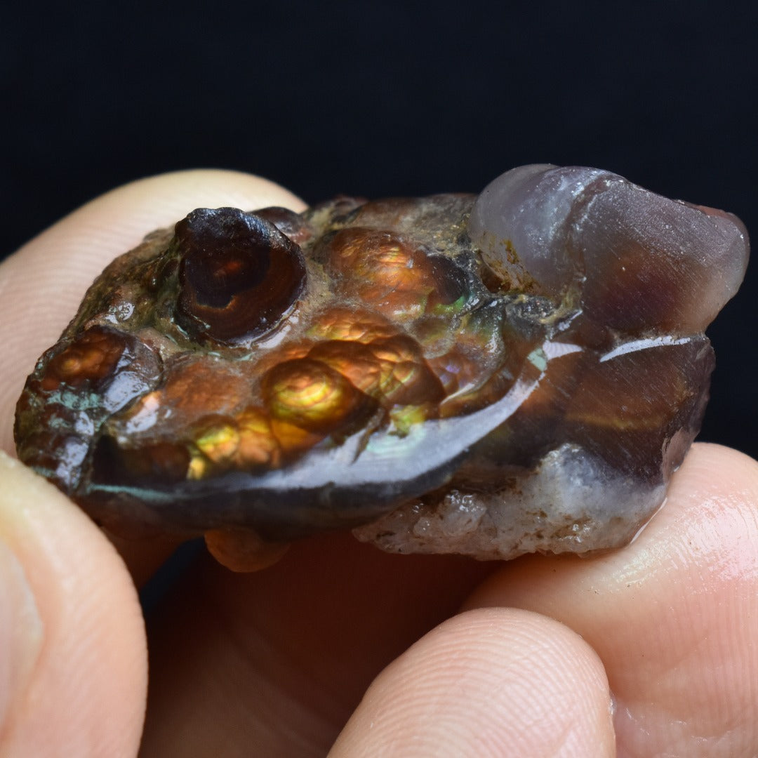 Mexican Rough Raw Fire Agate Specimen Rock - Top Grade - 49ct #35
