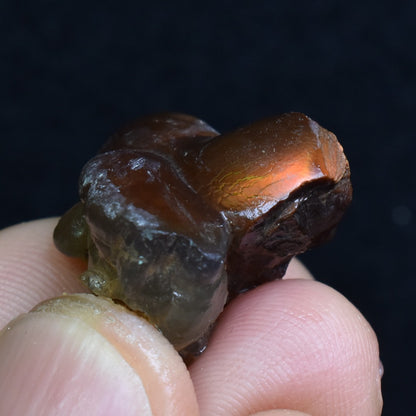 Mexican Rough Raw Fire Agate Specimen Rock - Top Grade - 34ct #42