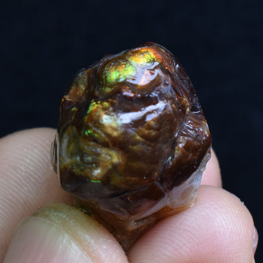 Mexican Rough Raw Fire Agate Specimen Rock - Top Grade - 47ct #45