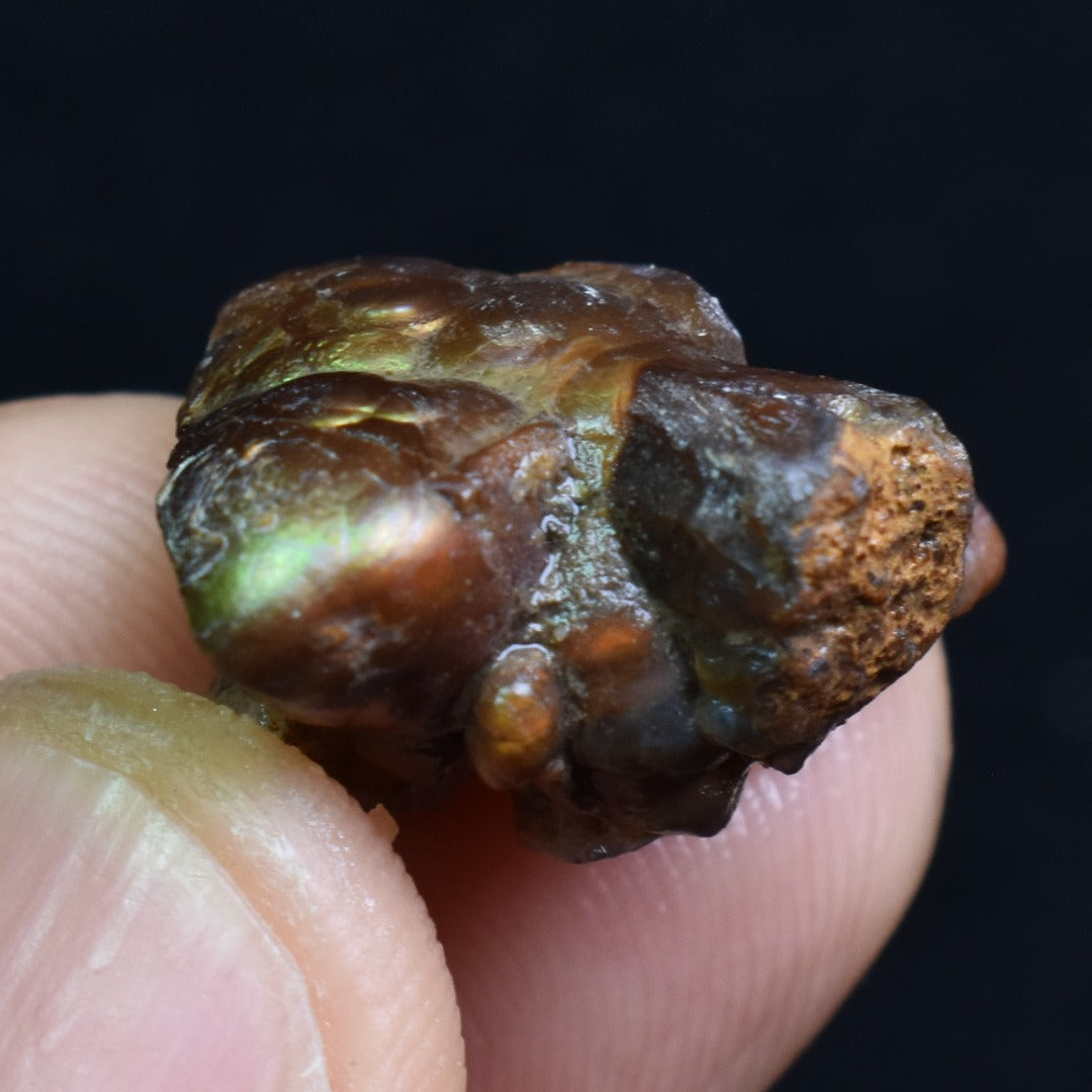 Mexican Rough Raw Fire Agate Specimen Rock - Top Grade - 23ct #46