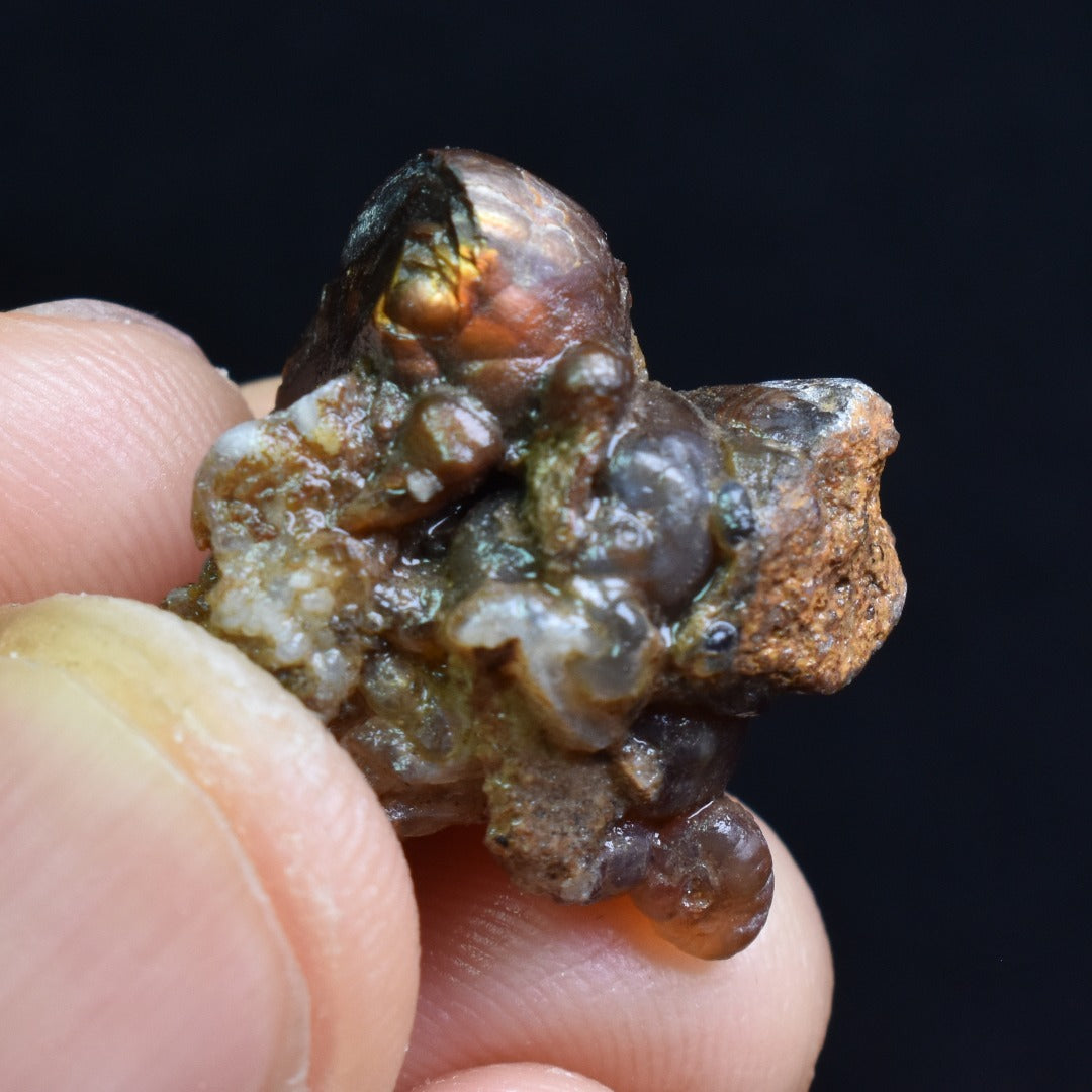 Mexican Rough Raw Fire Agate Specimen Rock - Top Grade - 23ct #46