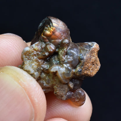 Mexican Rough Raw Fire Agate Specimen Rock - Top Grade - 23ct #46