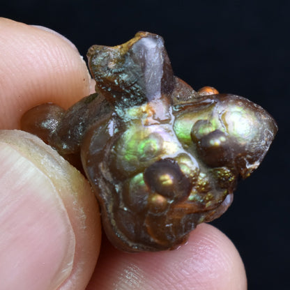 Mexican Rough Raw Fire Agate Specimen Rock - Top Grade - 23ct #46