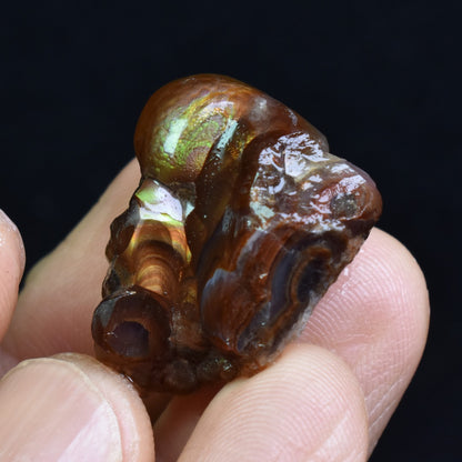 Mexican Rough Raw Fire Agate Specimen Rock - Top Grade - 42ct #48