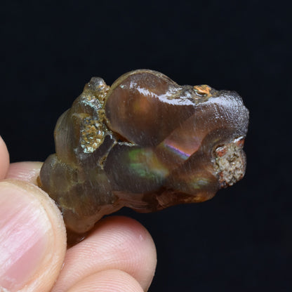 Mexican Rough Raw Fire Agate Specimen Rock - Top Grade - 47ct #52