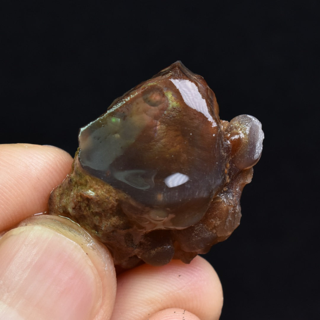 Mexican Rough Raw Fire Agate Specimen Rock - Top Grade - 50ct #54
