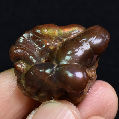 Mexican Rough Raw Fire Agate Specimen Rock - Top Grade - 86ct #56