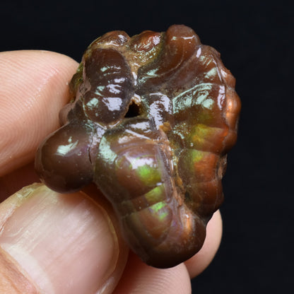 Mexican Rough Raw Fire Agate Specimen Rock - Top Grade - 86ct #56
